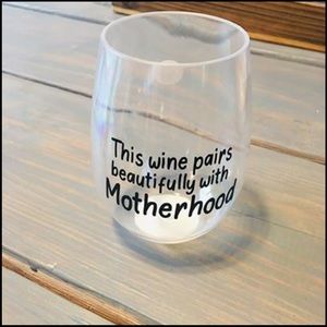 Stemless wineglass